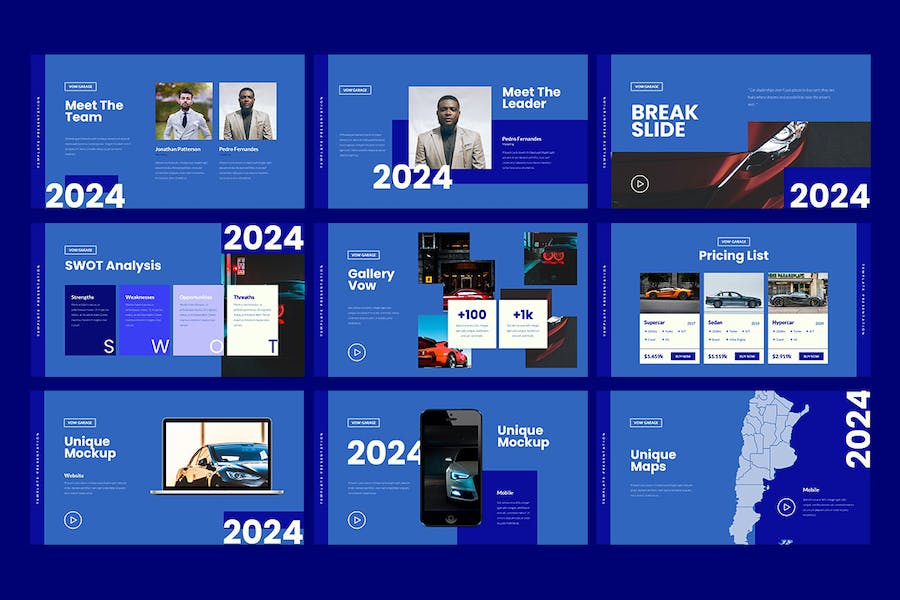 汽车经销商品牌营销方案Keynote模板 - PPT派