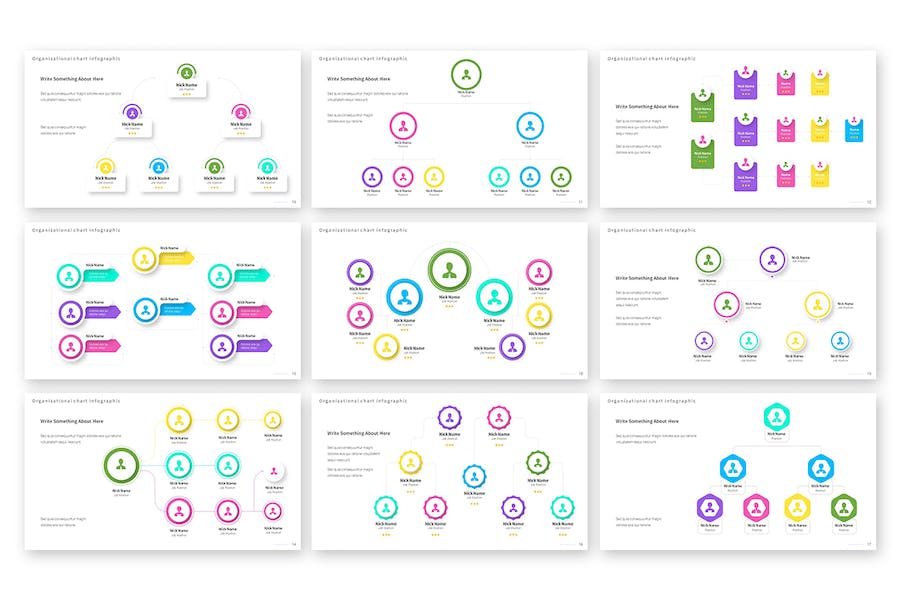 国外组织管理信息图形展示PPT模板 - PPT派