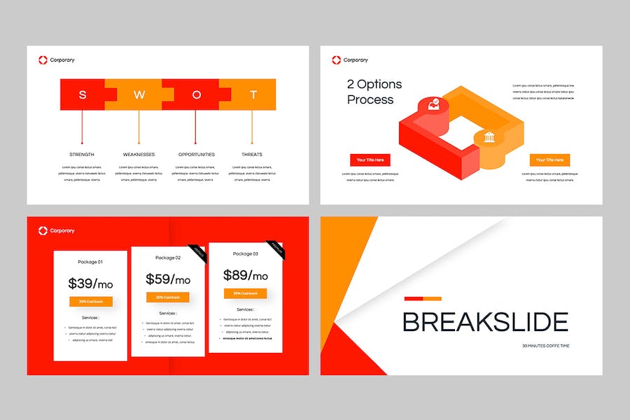 企业核心业务主旨Keynote演示模板 - PPT派