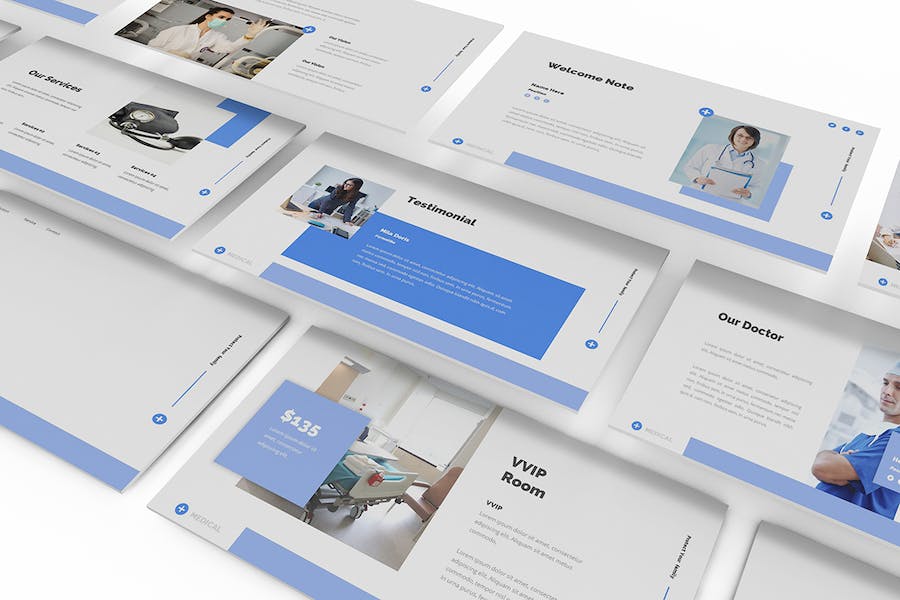 医疗健康服务方案演讲Keynote模板 - PPT派