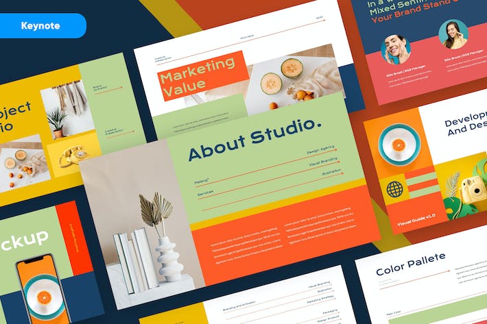 创意设计代理服务方案Keynote模板 - PPT派