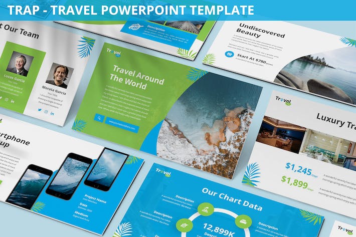 旅游出行讲述展示品牌营销运营PPT模板 - PPT派