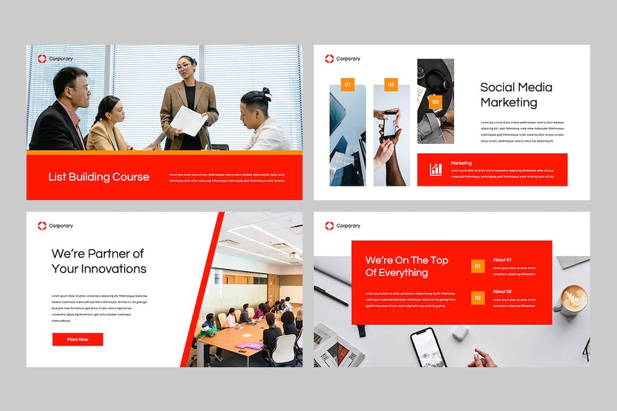 企业核心业务主旨Keynote演示模板 - PPT派