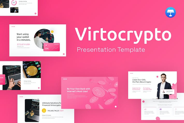 Virtocrypto-创意-主题演讲-模板- PPT派