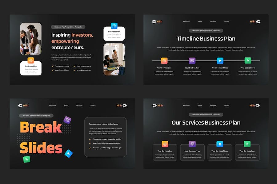 商业计划讲述展示融资方案PPT模板 - PPT派