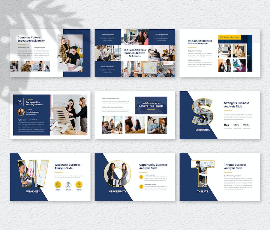 企业机构业务服务展示PPT演示模板 - PPT派