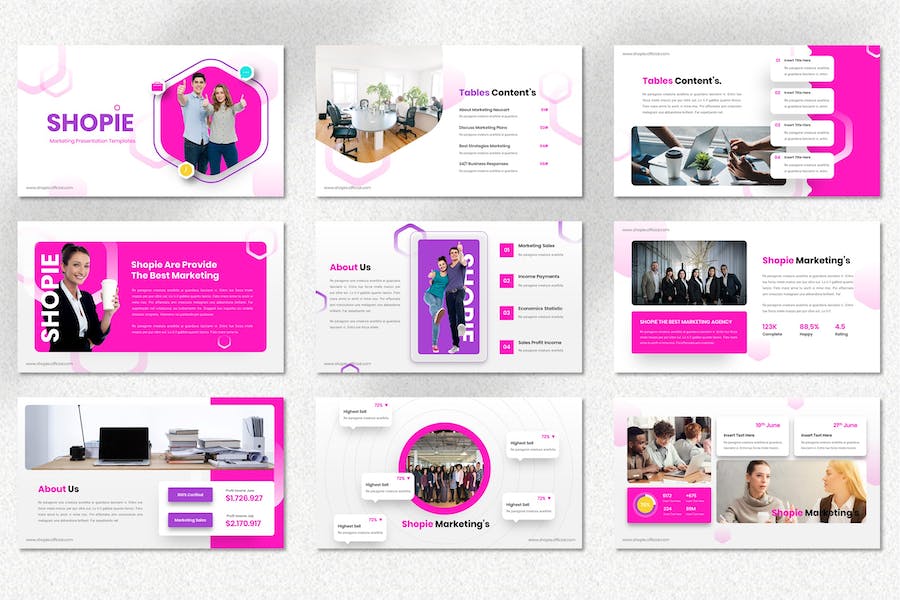 市场营销推广策略方案Keynote模板 - PPT派