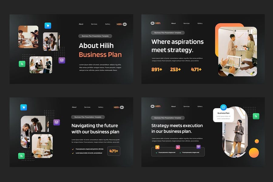 商业计划讲述展示融资方案PPT模板 - PPT派