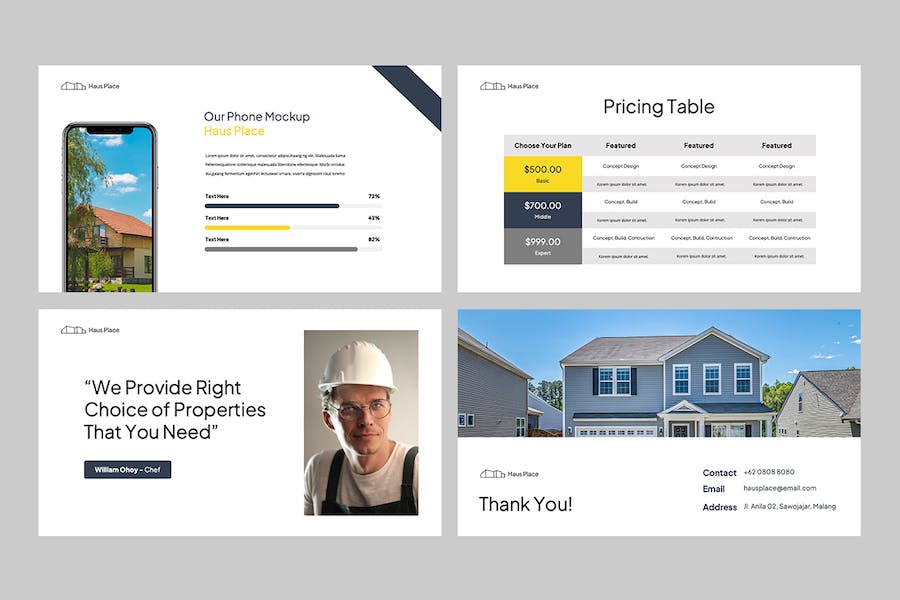 高级房地产置业公司介绍PPT模板 - PPT派