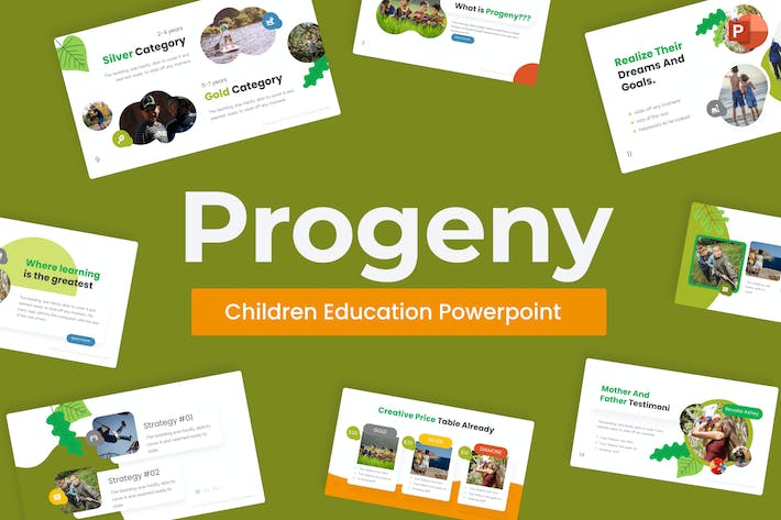 Progeny-colorful-creative-education-powerpoint- PPT派