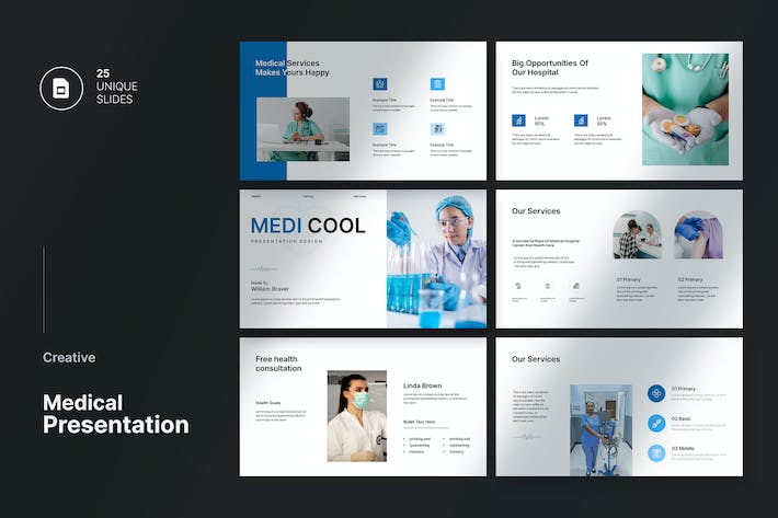 医疗医学专业讲述展示PPT模板 - PPT派