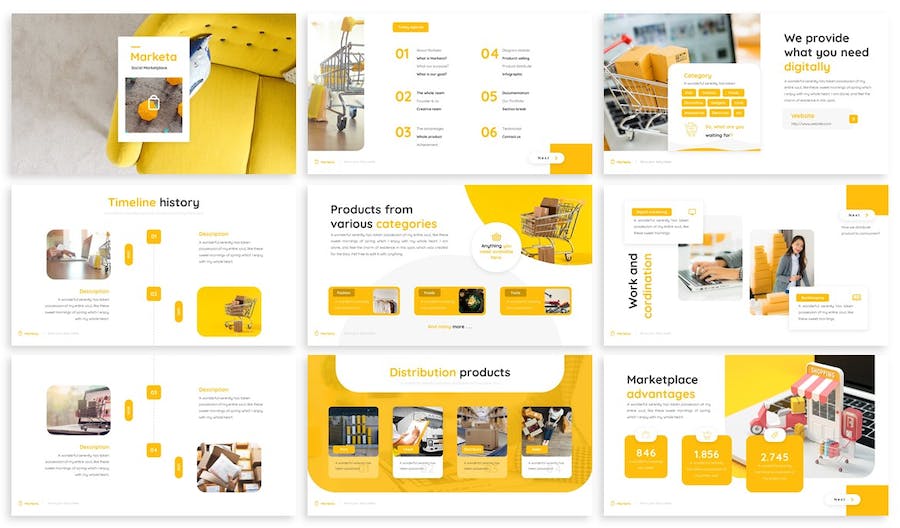 市场营销推广计划执行方案PPT模板 - PPT派