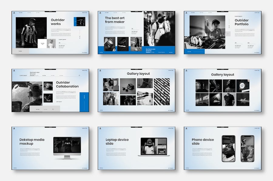 商务企业组织讲述展示Keynote模板 - PPT派