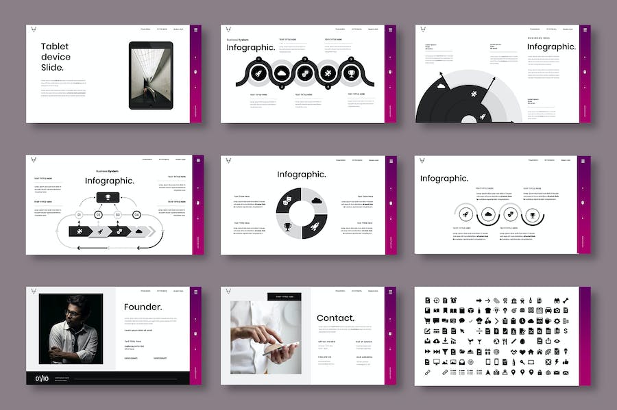 商务业务创意方案设计Keynote模板 - PPT派