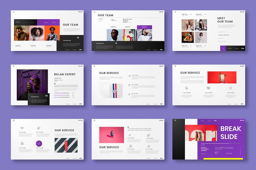 商业品牌推介展示市场营销宣传PPT模板 - PPT派