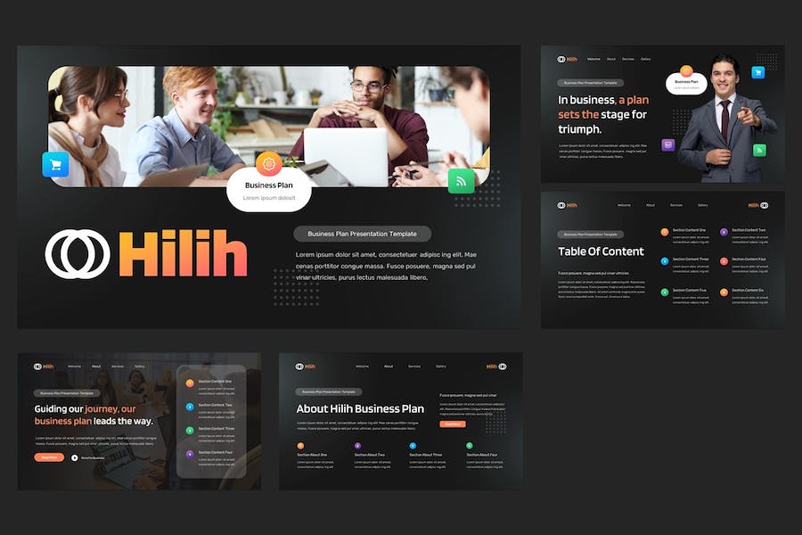 商业计划讲述展示融资方案PPT模板 - PPT派