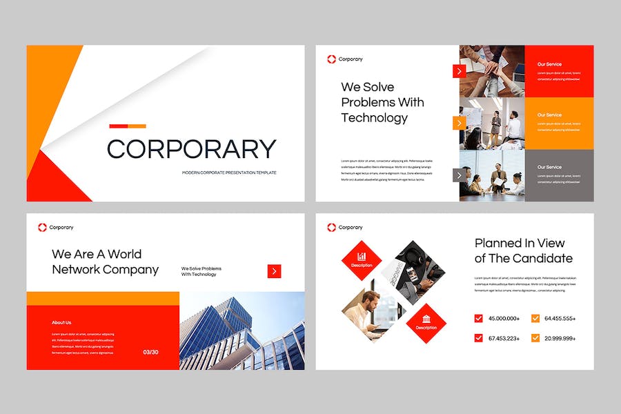 企业核心业务主旨Keynote演示模板 - PPT派