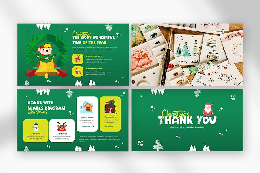 圣诞节创意设计方案营销推广PPT模板 - PPT派