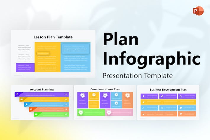 计划-信息图表-PowerPoint-模板 - PPT派