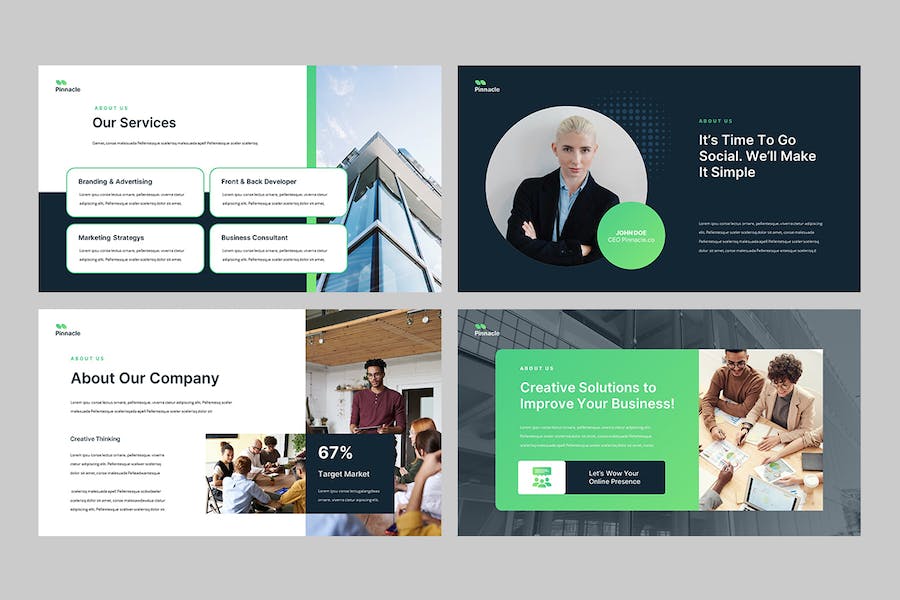 顶峰商务营销策划推广方案Keynote模板 - PPT派