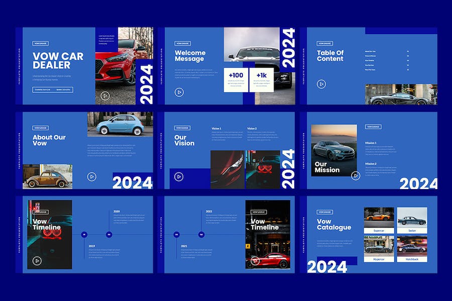 汽车经销商品牌营销方案Keynote模板 - PPT派