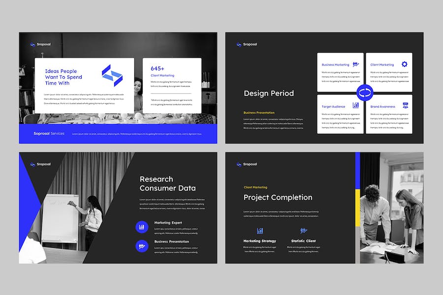 商务业务建议书融资提案Keynote模板 - PPT派