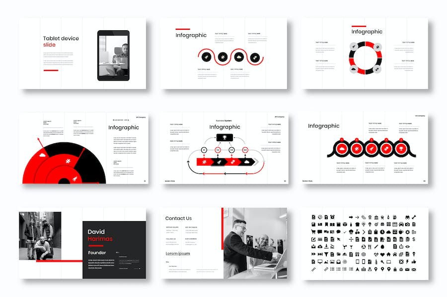 现代商务企业品牌宣传PPT模板 Retry - PPT派