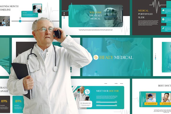 医疗机构健康服务诊疗专业推介医学宣传展示PPT模板 - PPT派