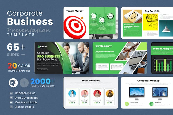 企业商务融资计划书PPT模板 - PPT派