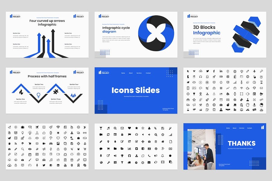 企业项目管理策划推介运营方案展示规划PPT模板 - PPT派