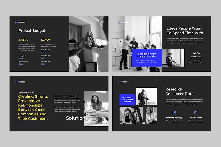 商务业务建议书融资提案Keynote模板 - PPT派