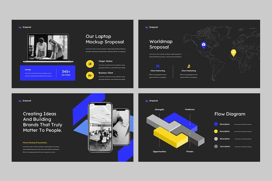 商务业务建议书融资提案Keynote模板 - PPT派