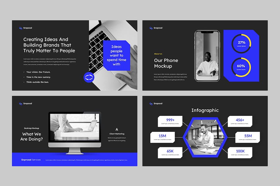 商务业务建议书融资提案Keynote模板 - PPT派