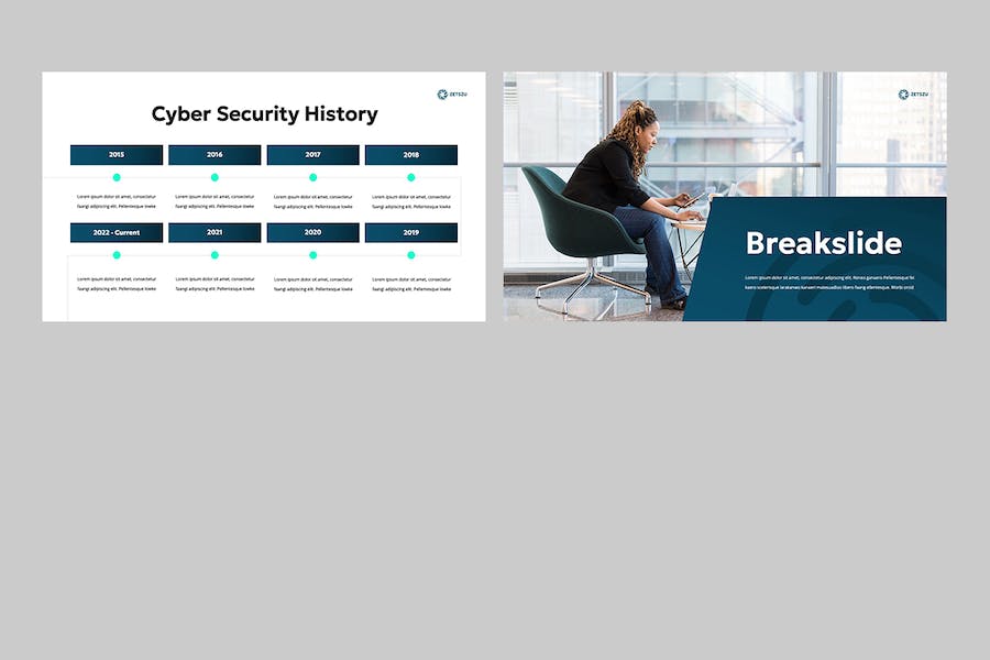 网络安全防护技术培训PPT模板 - PPT派