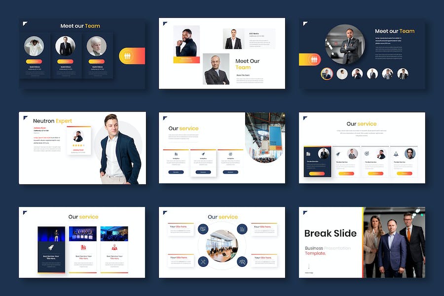 科技商务企业产品项目方案展示PPT模板 - PPT派