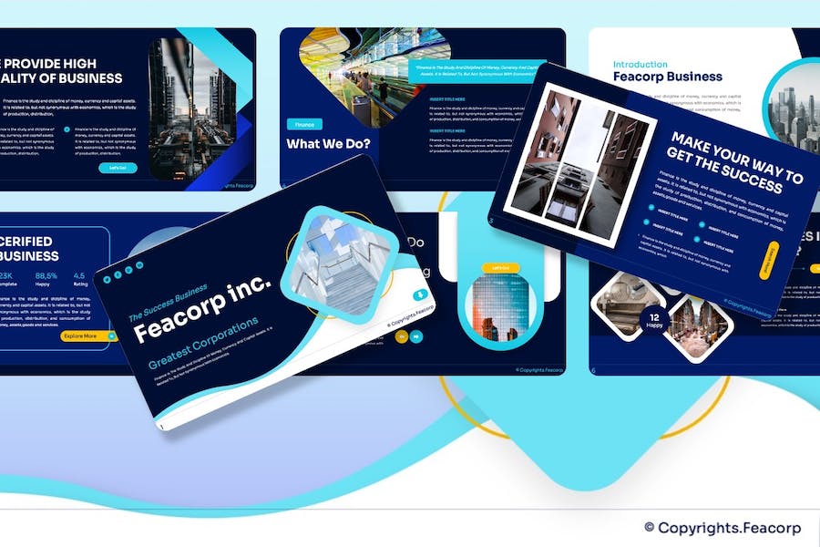 企业公司讲述展示推介方案PPT模板 - PPT派