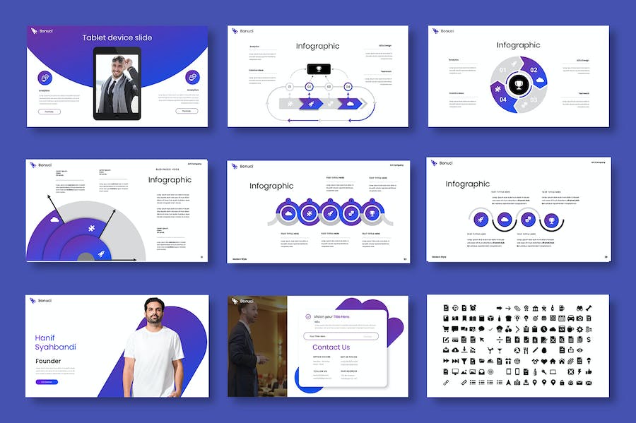 商业企业品牌策略推介Keynote模板 - PPT派