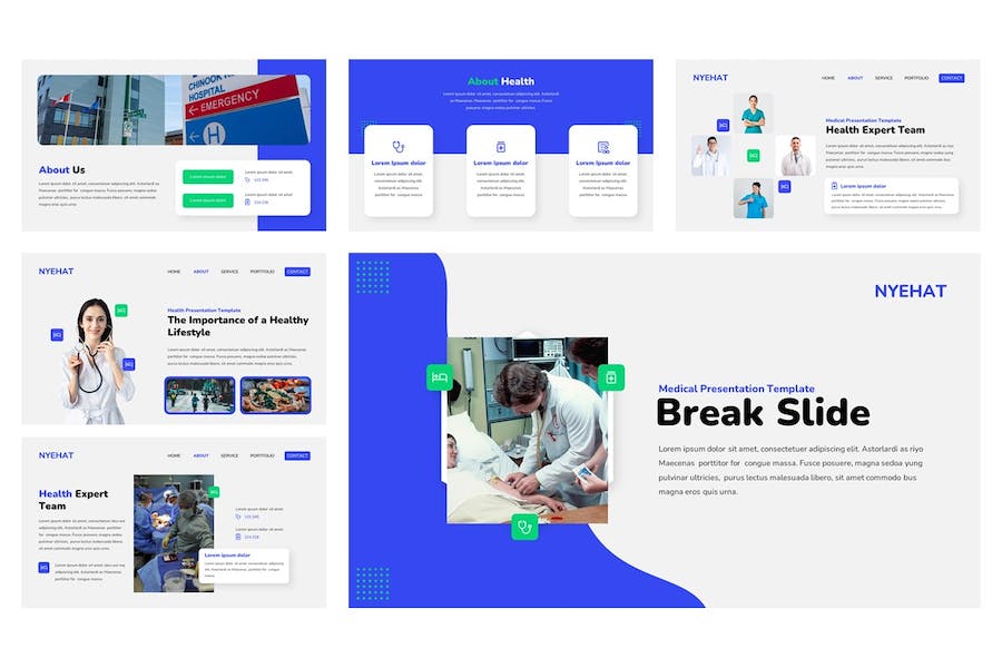 医疗保健健康方案展示Keynote模板 - PPT派
