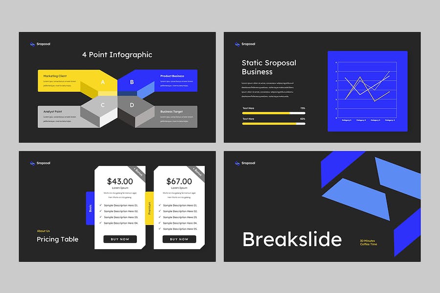 商务业务建议书融资提案Keynote模板 - PPT派