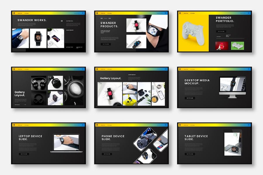 商业企业项目合作推介Keynote模板 - PPT派