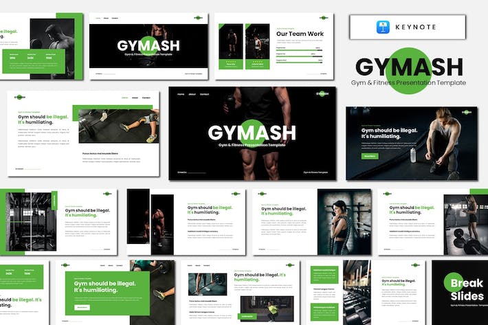 体操健身训练方案讲述Keynote模板 - PPT派