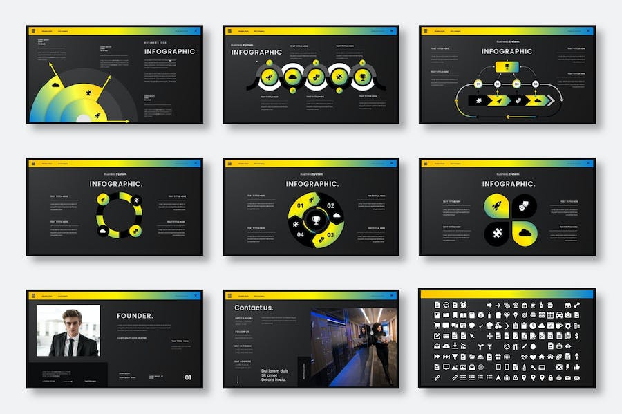 商业企业项目合作推介Keynote模板 - PPT派