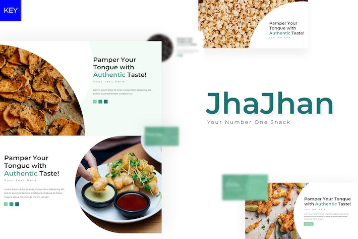 创意餐饮美食品牌推广演讲Keynote模板 - PPT派