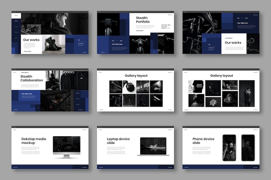 隐秘行动商务企业展示Keynote模板 - PPT派