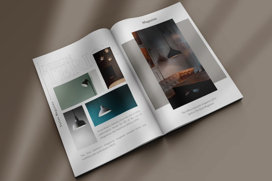 室内家具杂志风格深色高端Keynote模板 - PPT派