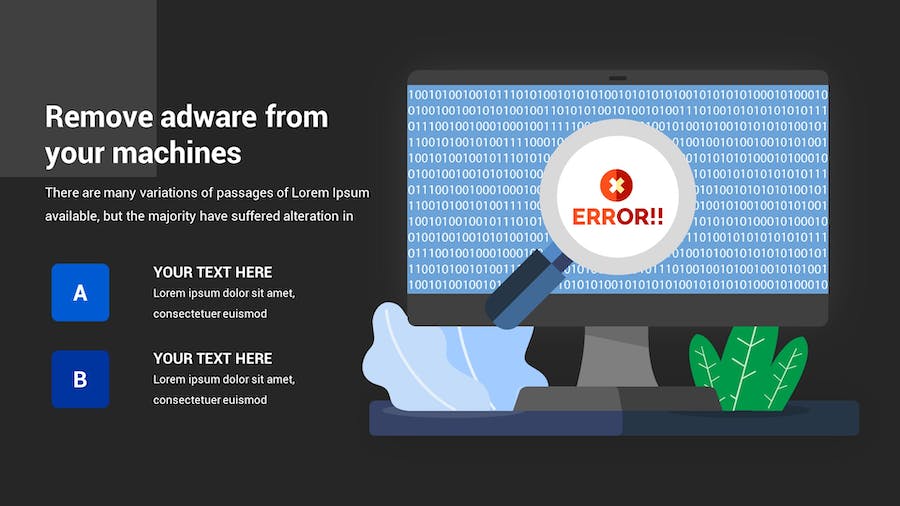 网络安全防护信息安全Keynote模板 - PPT派