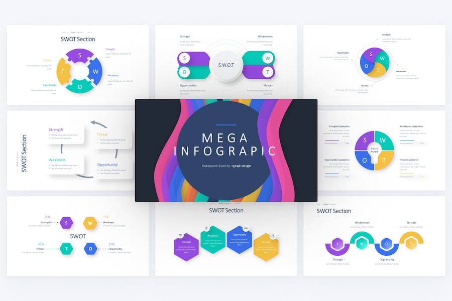 Swot-price-table-infographic-powerpoint-template - PPT派