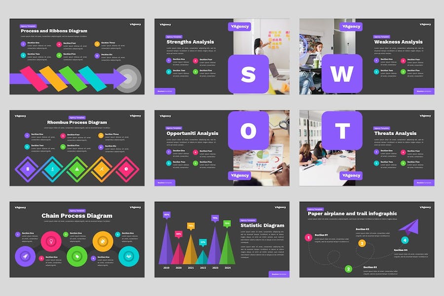 创意商务讲述展示企业战略规划Keynote模板 - PPT派