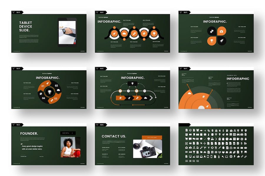企业宣传介绍商业PowerPoint模板 - PPT派