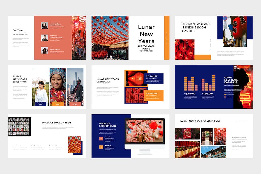 中国农历新年文化习俗国际传播推广PPT模板 - PPT派